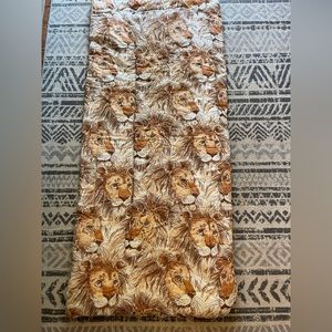 Vintage Lion Head Sleeping Bag